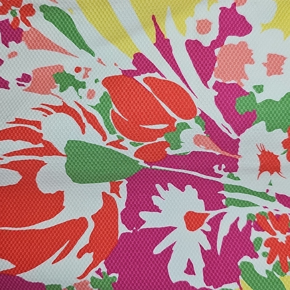 NWT Talbots Womens Cotton-blend Stretch Textured Mult-Colored Floral Skirt 12 - Picture 3 of 5